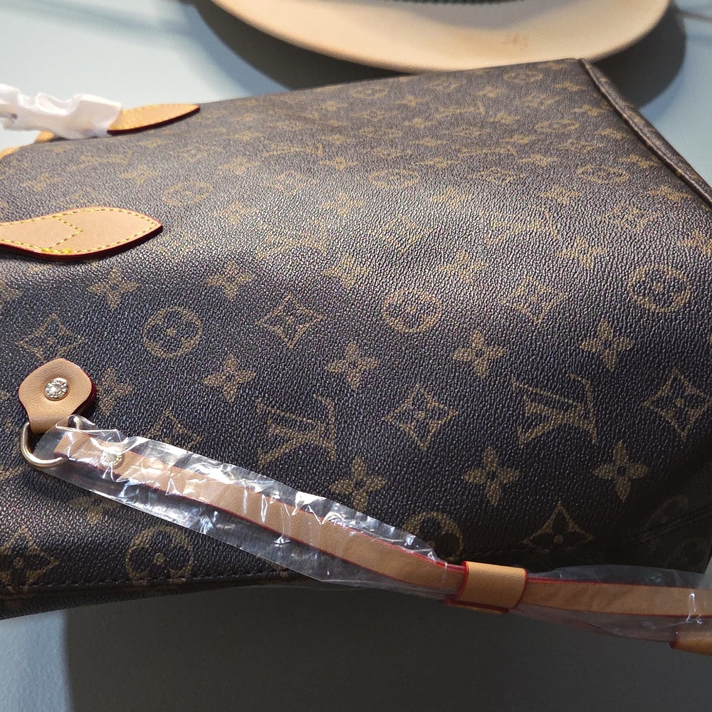 Classic Brown Monogram Tote - Picture 3 of 8